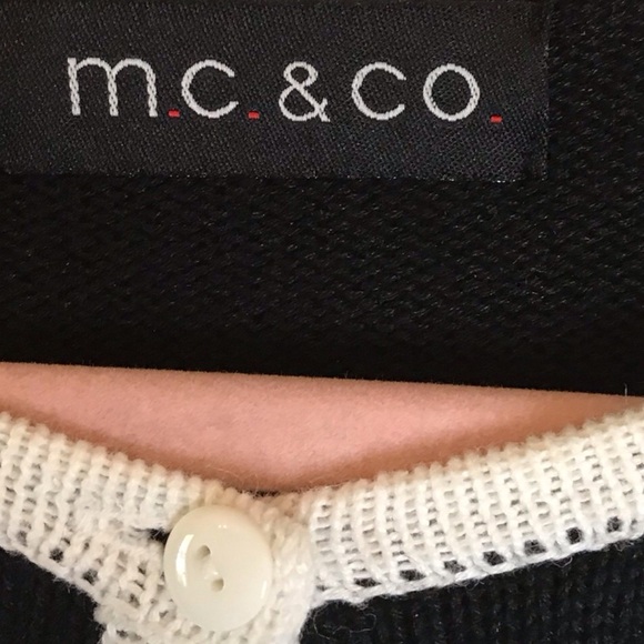 Vtg MC & Co Marisa Christina Ramie Knit Cardigan Women sz M Ladybugs 80s Whimsy - Picture 3 of 5